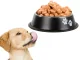 Stainless Steel Dog Bowl Non-Slip Rubber Base 400ml