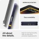 Spigen Nano Pop MagSafe Case for Samsung Galaxy Z Flip 7, Navy Blue/Yellow