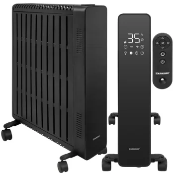 Electric Oil Radiator Kaminer Arvell, 2500W, 11 Fins, WiFi, Black