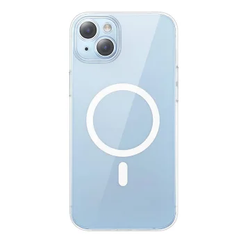 Baseus Crystal Series Magnetic Case for iPhone 14 Plus + Tempered Glass