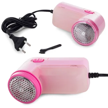 Mains Powered Fabric Shaver Lint Remover 230V, Pink