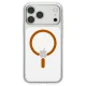 Spigen Ultra Hybrid Mag MagSafe Case for iPhone 18 Pro Max / 17 Pro Max, Clear Orange