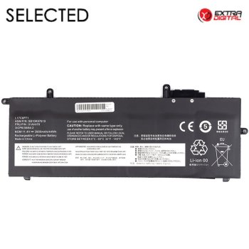 Notebook Battery for Lenovo 01AV470, 3900mAh, Extra Digital Selected
