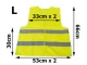 High Visibility Reflective Safety Vest EN 471 Compliant, Yellow, L