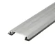 Aluminum Connection Top Profile for Polycarbonate with Sealing Rubbers, 4m