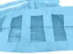 Large Mesh Beach Bag XXL Foldable Tote for Travel and Shopping, Blue
