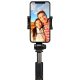 Spigen S540w Selfie Stick with Tripod Telescopic Stand and Bluetooth Remote Control, Black