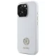 Guess GUHCP16XM4DGPH iPhone 16 Pro Max 6.9" white/white hardcase Silicone Logo Strass 4G