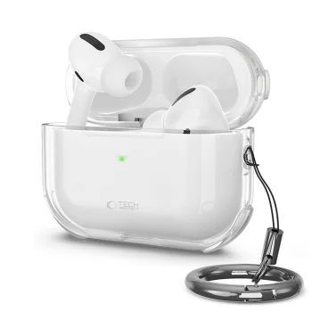 Tech-Protect Bounce dėklas ausinėms AirPods Pro 3, skaidrus