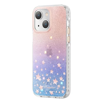 Kingxbar Heart Star Case for iPhone 14 Plus with Crystals, Zodiac