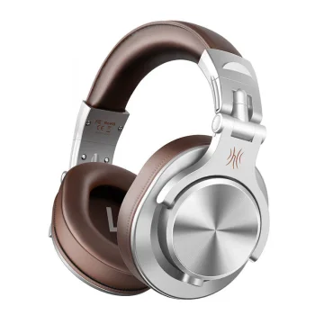 Oneodio A71 Wired Headphones, Brown