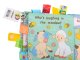 Baby Soft to Touch Sensory Rustling Squeaky Book Booklet Brochure \"Sheep\", Multicoloured