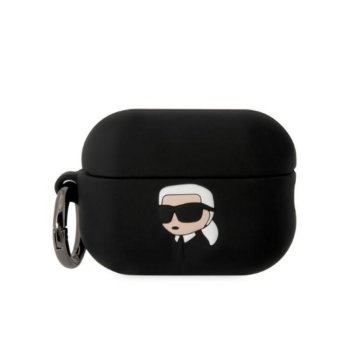 Karl Lagerfeld AirPods Pro 2 Case with 3D Choupette Black