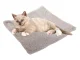 Soft pet house for small dogs and cats, bed, grey