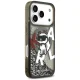 Karl Lagerfeld Liquid Glitter Choupette Logo MagSafe Phone Case Cover iPhone 17 Pro Max - Black