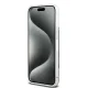DKNY iPhone 15 Pro Max Case Liquid Glitters Arch Logo, Black