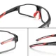Rockbros SP216BK Photochromic UV400 Cycling Glasses, Black/Red
