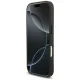 Mercedes Leather Large Laurel Leave MagSafe Case for iPhone 17 Pro Anthracite