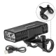 Rockbros 24310002001 Bicycle Light 850 lm with Powerbank Function, Black