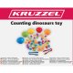 Kruzzel Dinosaur Set for Learning Colors and Counting, 56 Pieces