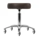 Omega Supremo Swivel Salon Stool, Brown