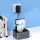 Orico 6626C3-C-V1 2-Bay Docking Station with Offline Clone for 2.5\"/3.5\" SATA HDD/SSD - Gray