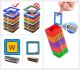 Magnetic Building Blocks Set, 59 Pieces