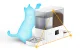 Rojeco 2-in-1 Automatic Pet Feeder & Water Fountain 5L/3.5L White