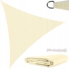 Gardlov 23142 Garden Patio Waterproof Sun Shade Sail Awning Canopy 4x4x4m, Beige