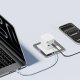 Cuktech AD653W 67W GaN Wall Charger with Retractable USB-C Cable - White