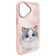Nimmy Big Eyed Pet 2.0 Cat vāciņš Apple iPhone 16 - Rozā