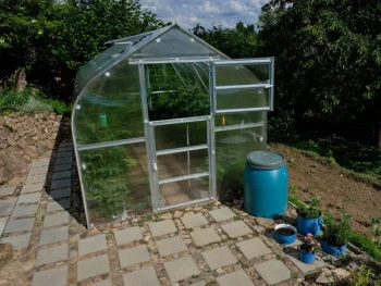 Greenhouse KLASIKA STANDART 2.5x2 m with Base and 4 mm Polycarbonate