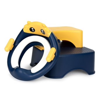 ECOTOYS Kids Toilet Training Seat with Step Stool Ladder