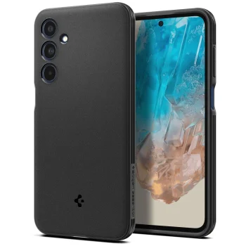 Spigen Essential SandBlast Case for Samsung Galaxy M35 5G, Black