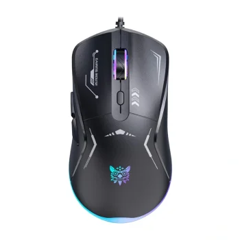 Onikuma CW917 Wired Gaming Mouse, Black