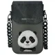 Nimmy Big Eyed Pet 2.0 Panda 3-in-1 Phone Bag, Wallet & Tracker Case - Black