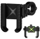 Universal bike phone holder for 4.5–6.7\" smartphones, black