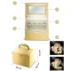 Massido MS-706 Cosmetic Case, Gold