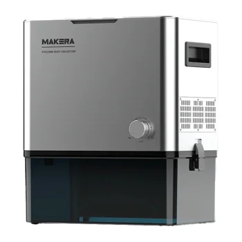 MAKERA Cyclone Dust Collector for CNC Routers, 200W, 12 kPa, Silver