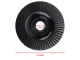 Wood Grinding and Carving Disc for Angle Grinders, Flat, 125 x 25 mm, Black