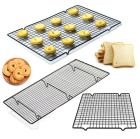 Stainless Steel Cooling Tray with Mesh, Rack for Cake, Cookie, Pie, 27x25cm