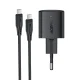 Acefast A118 30W GaN USB-C Wall Charger with 1.2m USB-C Cable, Black