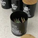 Ruhhy 00024578 Kitchen Storage Container Set, 4 pcs, 1.5L, Matte Black