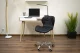 Leobert Office Chair with Wide Backrest, Eco-Leather, Black