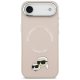 Karl Lagerfeld Karl & Choupette Pins MagSafe Case for iPhone, Air Pink