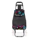 Shopping Cart with Seat for Seniors ModernHome 30L Grocery Trolley with Large Wheels, Gray