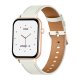Colmi C28 Smartwatch, Gold / White Leather