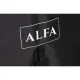 Protective Cover Alfa Forni 5 Pizze + Base (Moderno), Black