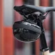 Rockbros Rigid Hard Shell Saddle Bag 0.4L, Black (Carbon Pattern)