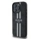 Guess iPhone 16 Pro Max Case 4G Printed Stripes MagSafe, Black